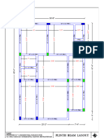 6. Plinth Beam Layout Plan