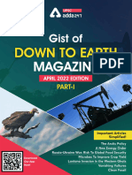 Gist of Down To Earth Magazine - April 2022 - Part 1