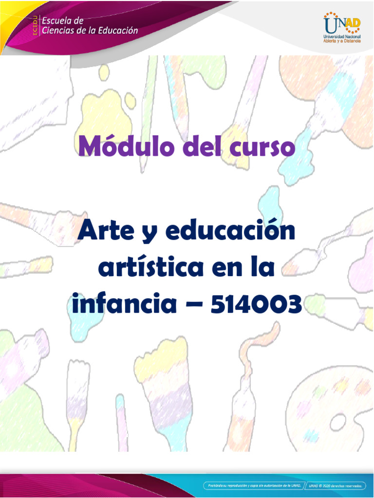 Módulo Del Curso Arte y Educación Artistica en La Infancia | PDF ...