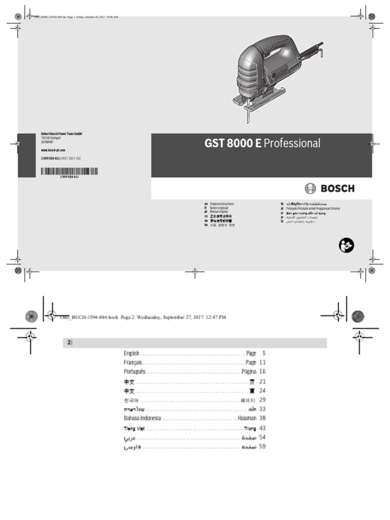 Manual GST 8000 E PT | PDF | Electrical Connector | Ac Power Plugs And ...