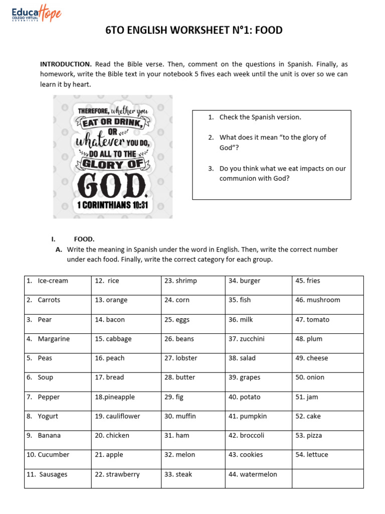 6to-worksheet-1-food-download-free-pdf-lunch-meal