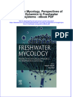 Full Download Book Freshwater Mycology Perspectives of Fungal Dynamics in Freshwater Ecosystems PDF