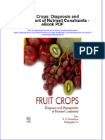 Full Download Book Fruit Crops Diagnosis and Management of Nutrient Constraints 2 PDF