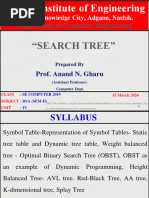 Unit 4 Search Tree 2024 Compressed