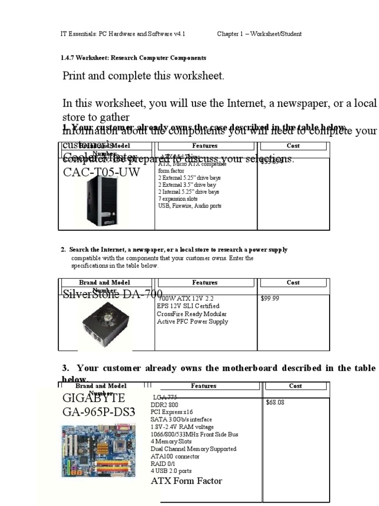 PC Component Compatibility Guide | PDF | Personal Computing ...