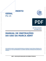 PG-15.07 - Manual de Instruções Do Uso Da Marca ABNT