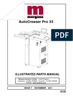70-150 Autocreaser Pro 33 Parts Manual REV.7