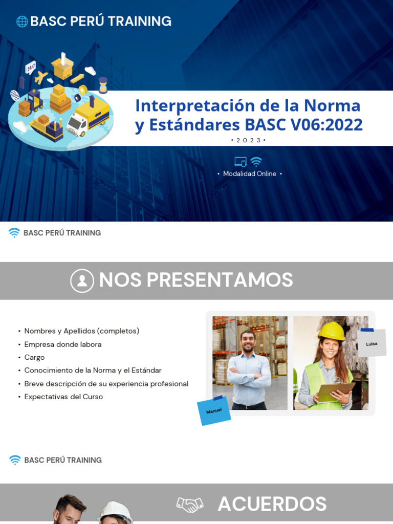 Módulo 01 Introducción Pdf Perú Puerto