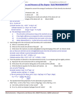 Hsslive-3. Eletrochemistry Previous HSE Qns With Answers