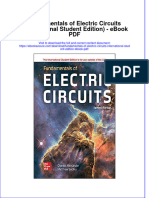 Full Download Book Fundamentals of Electric Circuits International Student Edition PDF