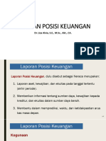 Laporan Posisi Keuangan dan Laporan Arus Kas