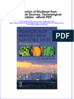 Full Download Book Production of Biodiesel From Non Edible Sources Technological Updates PDF