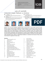 .2011 Stability Analysis of Rainfall Induced