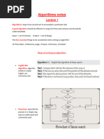 ALGO Notes