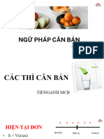 Day 21 Các Thì Căn Bản