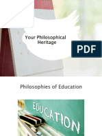 Lesson 3 Philosophies of Education