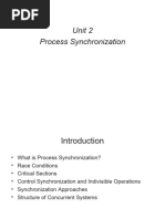 Unit 2 Process Synchronization