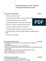 Subject: Advanced Networking Concepts: Q1. Attempt Any Eight Questions. (8 Marks)