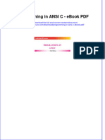 Full download book Programming In Ansi C Pdf pdf