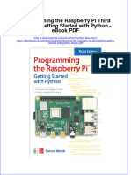 Deocument - 961full Download Book Programming The Raspberry Pi Third Edition Getting Started With Python PDF