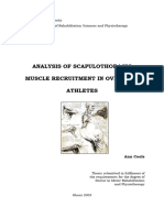 Analysis of Scapulothoracic Muscle Recruitment in Overhead Athletes