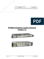 RTN600 Installation Quality Standards