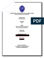 Tarea 6.1 Tabla de Registro de Trastornos de La Semiología Psiquiátrica