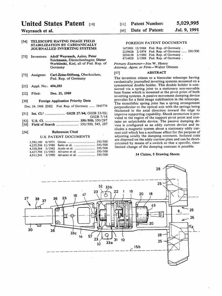 Image Stabilized Binocular Telescope | PDF | Rotation | Sphere