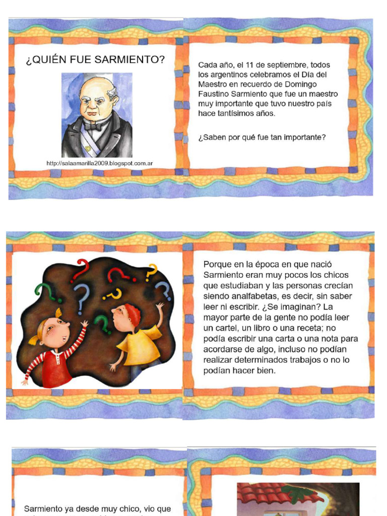 Cuento sobre F. Sarmiento PDF
