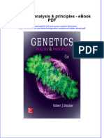 Full Download Book Genetics Analysis Principles PDF