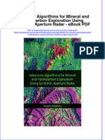 Full Download Book Advanced Algorithms For Mineral and Hydrocarbon Exploration Using Synthetic Aperture Radar PDF