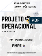 Projeto Operacional EBN - 7º SIMULADO PÓS-EDITAL - PMPE