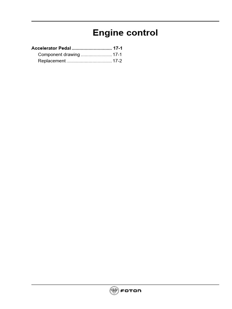 Accelerator Pedal Replacement Guide | PDF