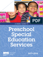 Family Guide For NYC Preschool Special Ed