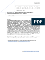 METODOLOGIAS E ARQUEOLOGIA PRÉ-COLONIAL NO BRASIL - IMPLICAÇÕES EPISTEMOLÓGICAS E TEÓRICAS