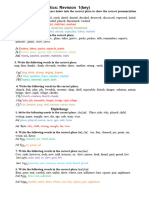 Revision June 1, Key Phonetics