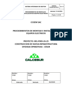 PR Ele 008 Procedimiento de Montaje e in