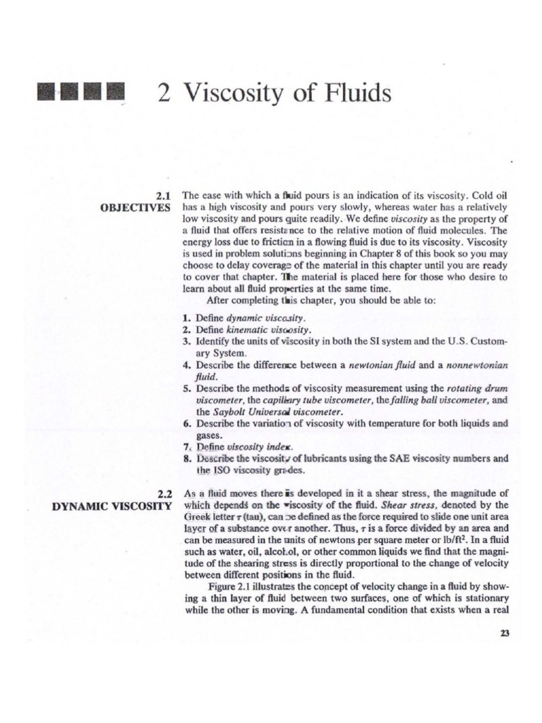Applied Fluid Mechanics - 02 Viscosity of Fluids | PDF | Viscosity ...