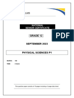 Phys Sciences p1 QP Gr12 Sept 2023 - English