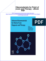 Full Download Book Advanced Nanomaterials For Point of Care Diagnosis and Therapy PDF