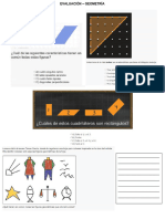 Evaluación geometría