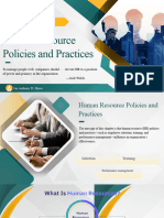 Human Resource Policies and Practices