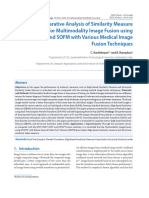 19) Comparative Analysis of Similarity Measure Performance For Multimodality Image Fusion Using DTCWT and SOFM With Various Medical Image Fusion Techniques