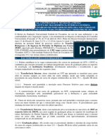 Versão II - Edital Copese - CDE - Prograd #47 - 2023 Transf Interna, Externa, Reingresso e Portador de Diplomas 2024 - 1