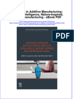 Full download book Advances In Additive Manufacturing Artificial Intelligence Nature Inspired And Biomanufacturing Pdf pdf