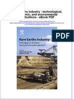 Full download book Rare Earths Industry Technological Economic And Environmental Implications Pdf pdf