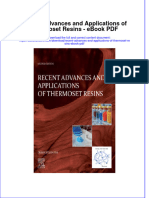 Full Download Book Recent Advances and Applications of Thermoset Resins PDF