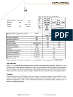 Ampcoloy 95: Technical Data Sheet