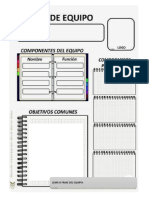 CARTILLA DE EQUIPO