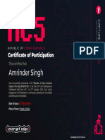 (Encrypt Edge) Certificate of Participation - Amrinder Singh